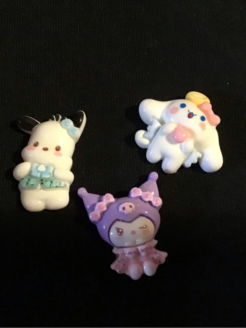 Set of six mini magnets with cute Sanrio characters